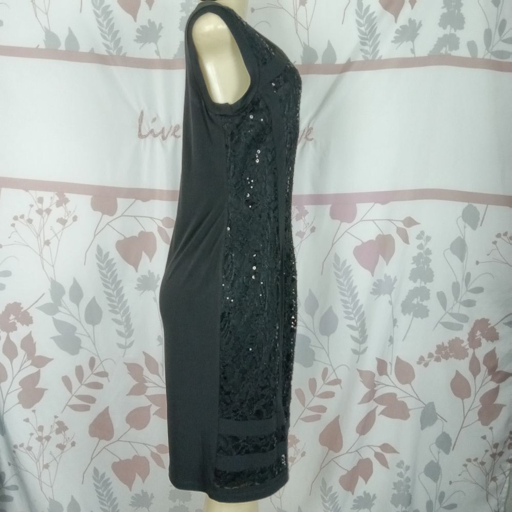 Candalite Women's Wedding Evening Cocktail Party Dress Stretch Size Medium - Picture 3 of 7